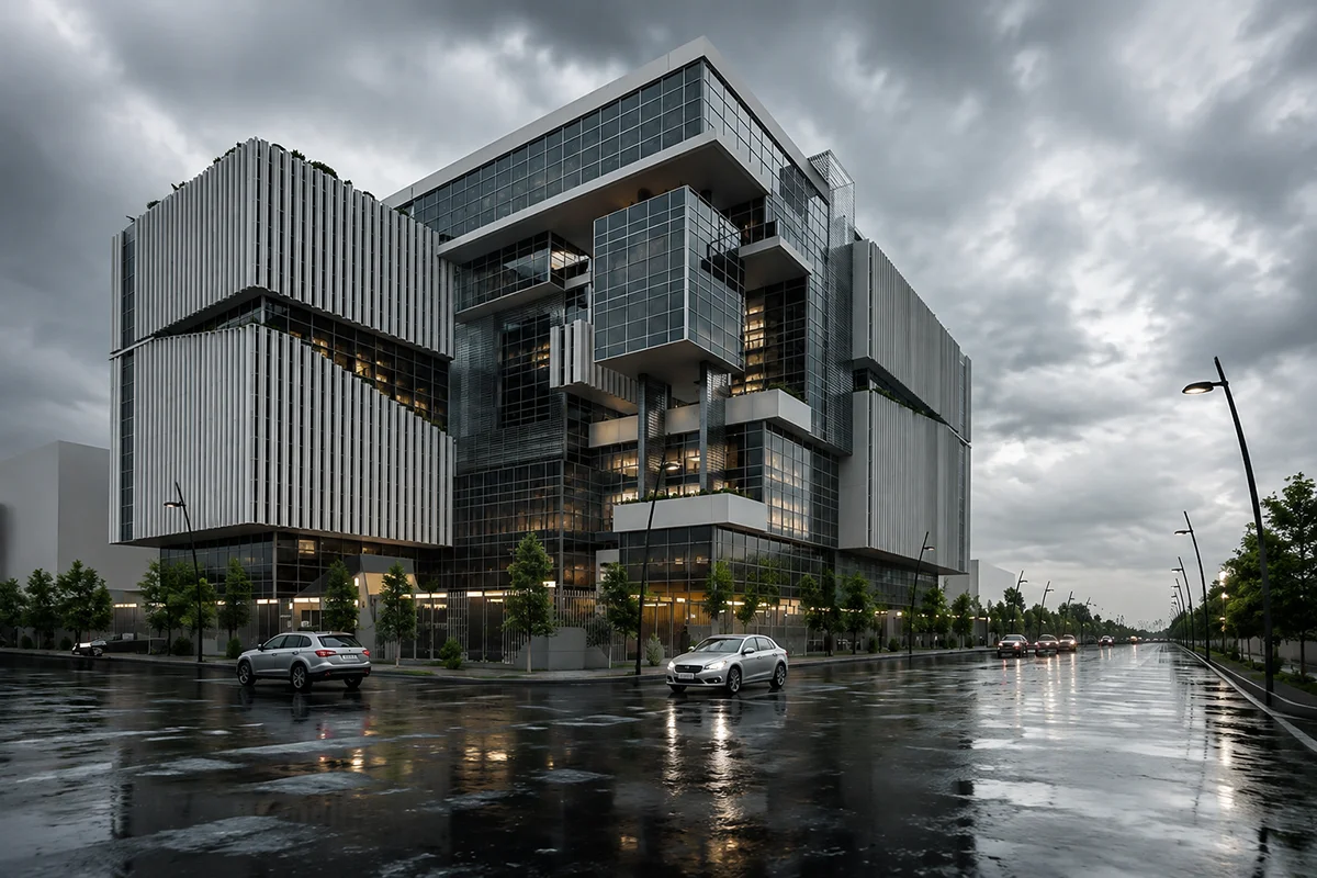 Masoon Darou Facility Architecture Render